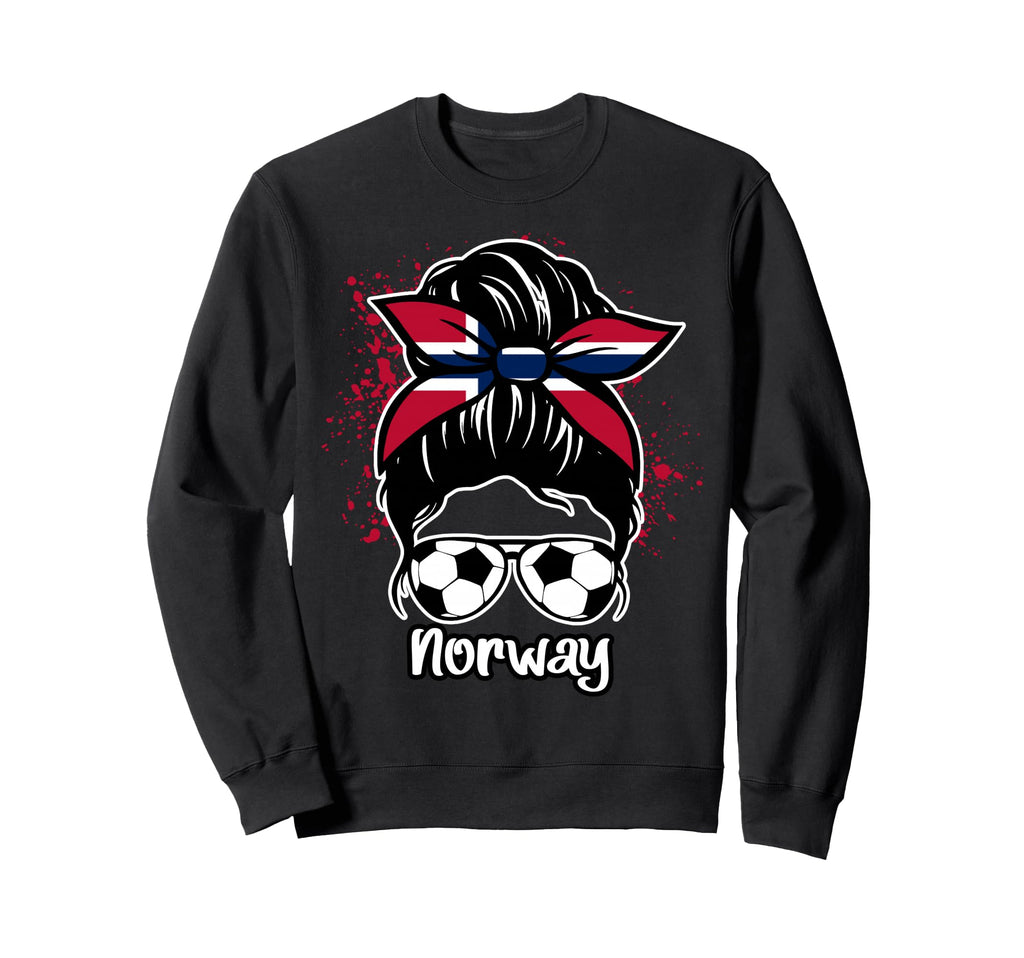 Norway Football Game Player Soccer Sweatshirt - Fun Novelty Design Unisex