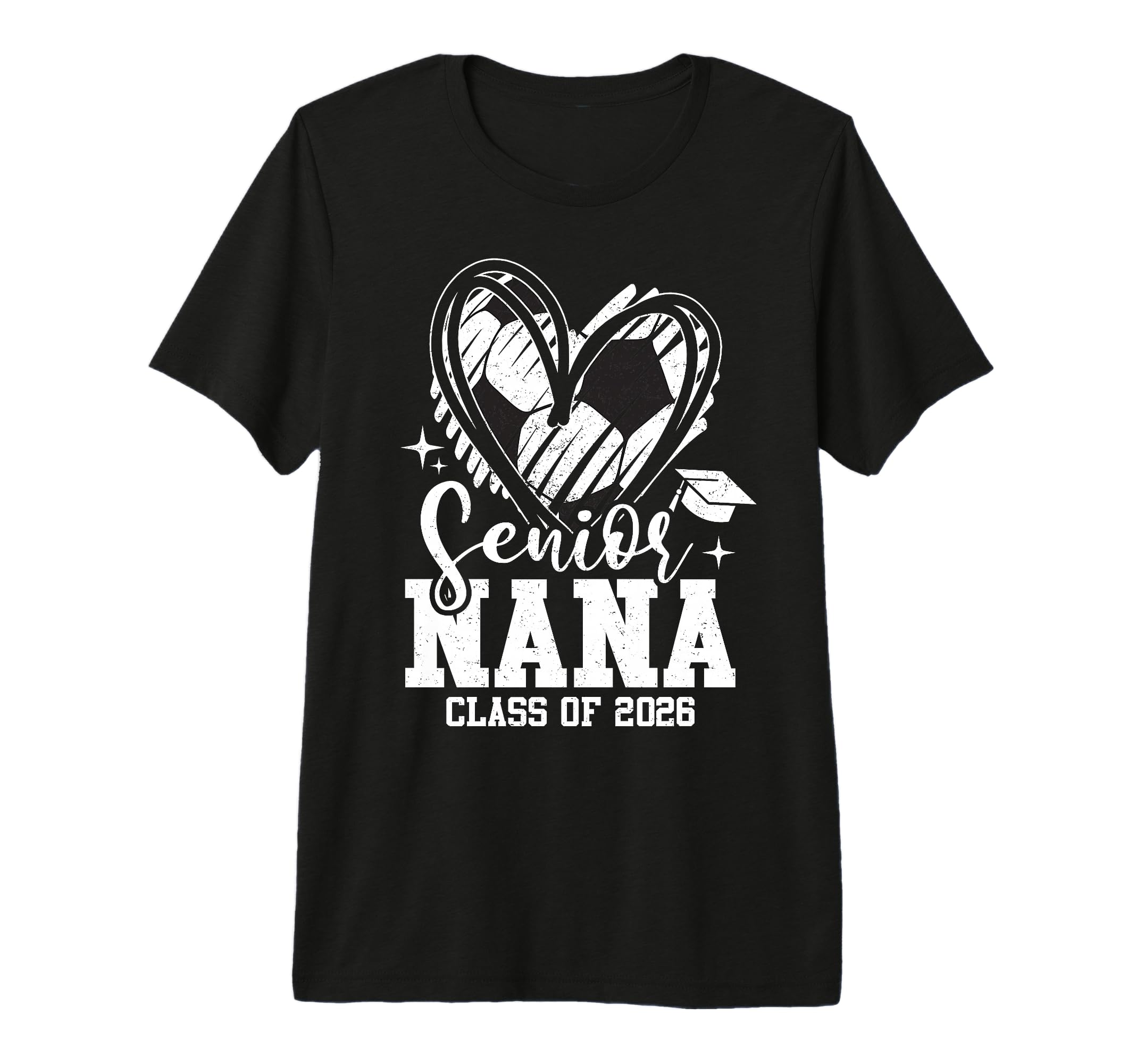 Senior Nana Class 2026 Soccer T-Shirt - Fun Novelty Design for Adults