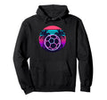 Beach Palm Soccer Ball Football Hoodie - Unique Graphic for Adults