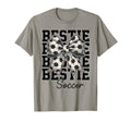 Soccer Bestie Coquette Bow Biggest Fan T-Shirt - Trendy Graphic for Adults