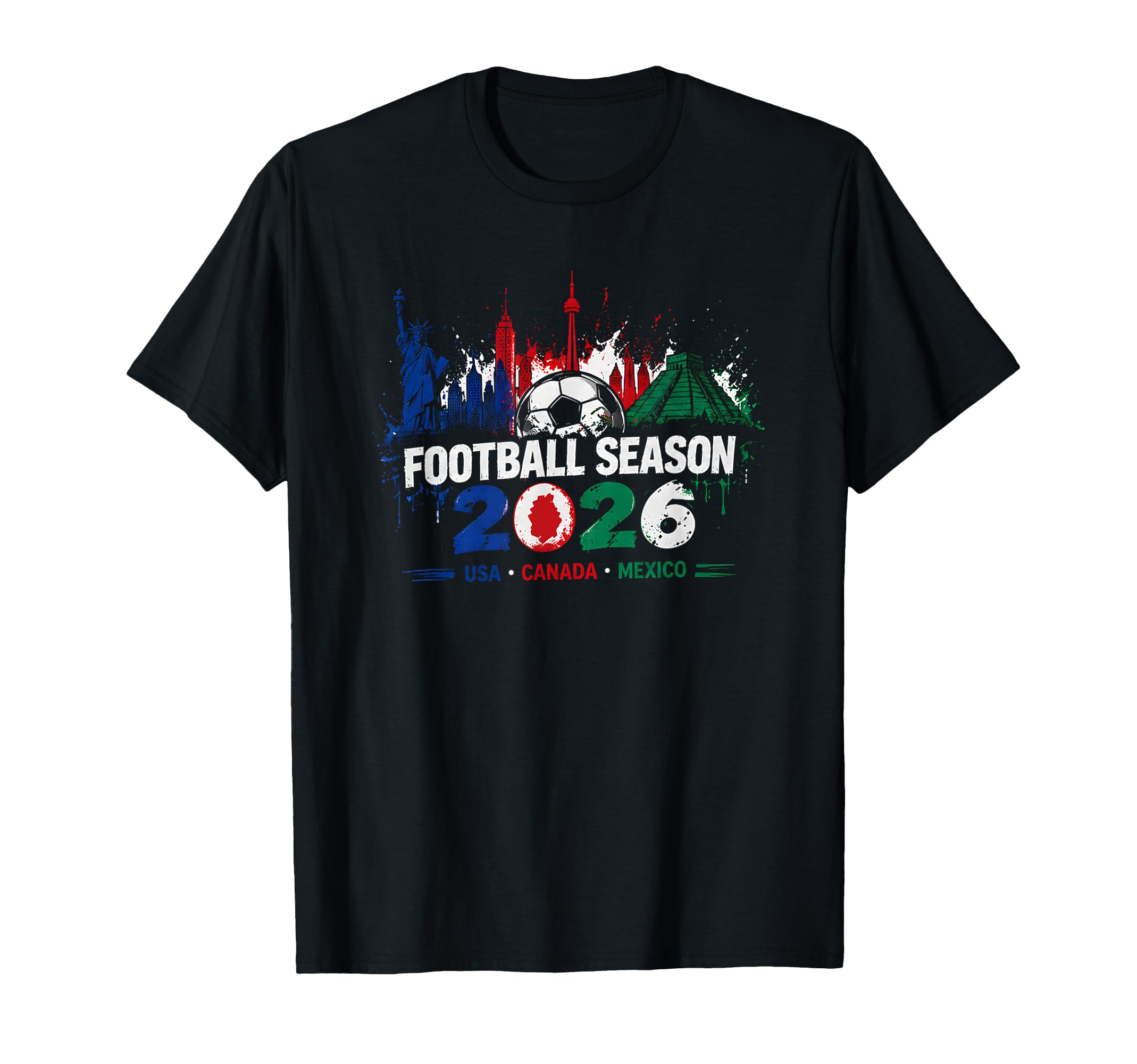 Football Season 2026 Global Stadium T-Shirt - Unique Graphic for Adults