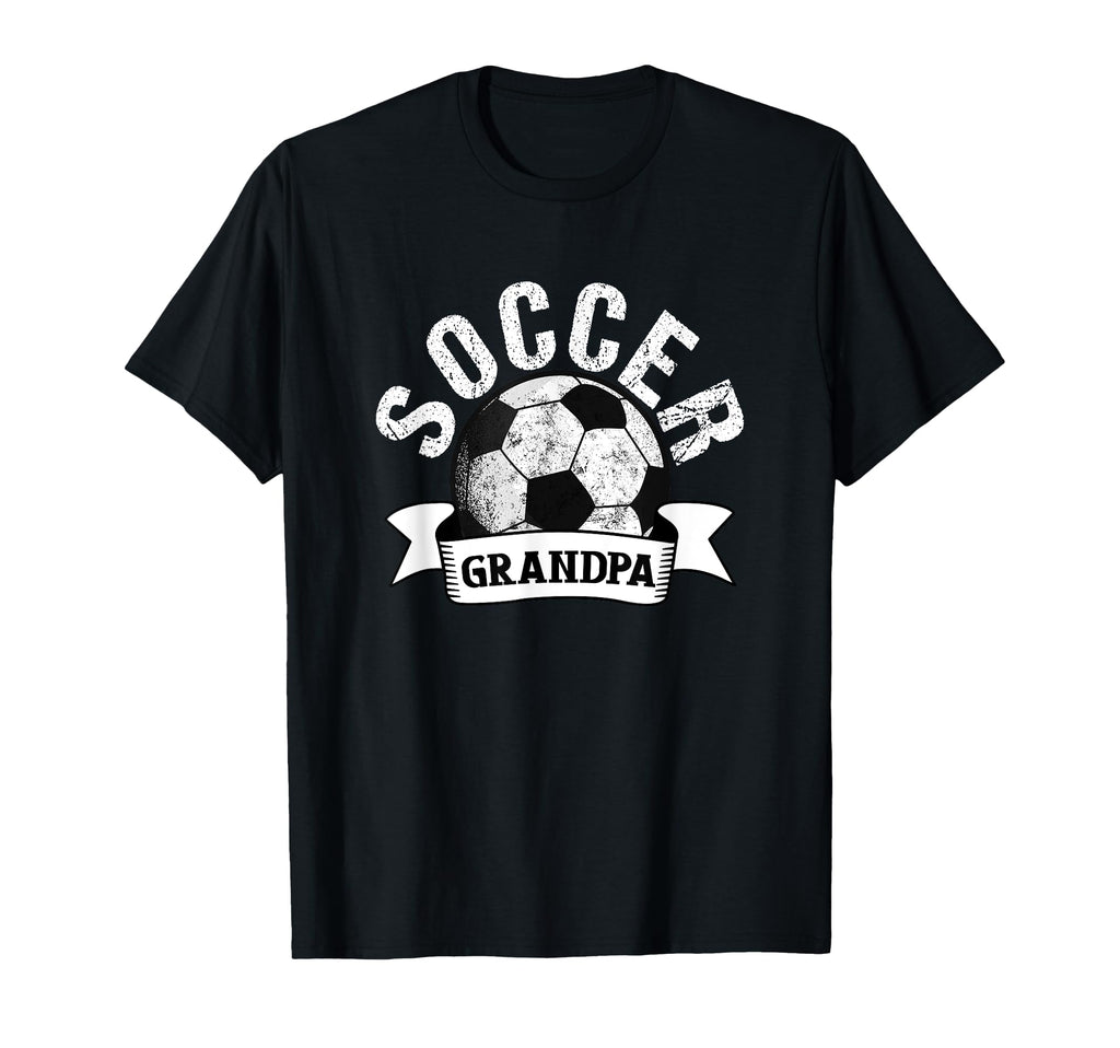 Soccer Grandpa Soccer Player Funny T-Shirt - Fun Novelty Design Unisex