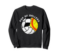 Pop Ballers Funny Softball Volleyball Sweatshirt - Streetwear Style Unisex