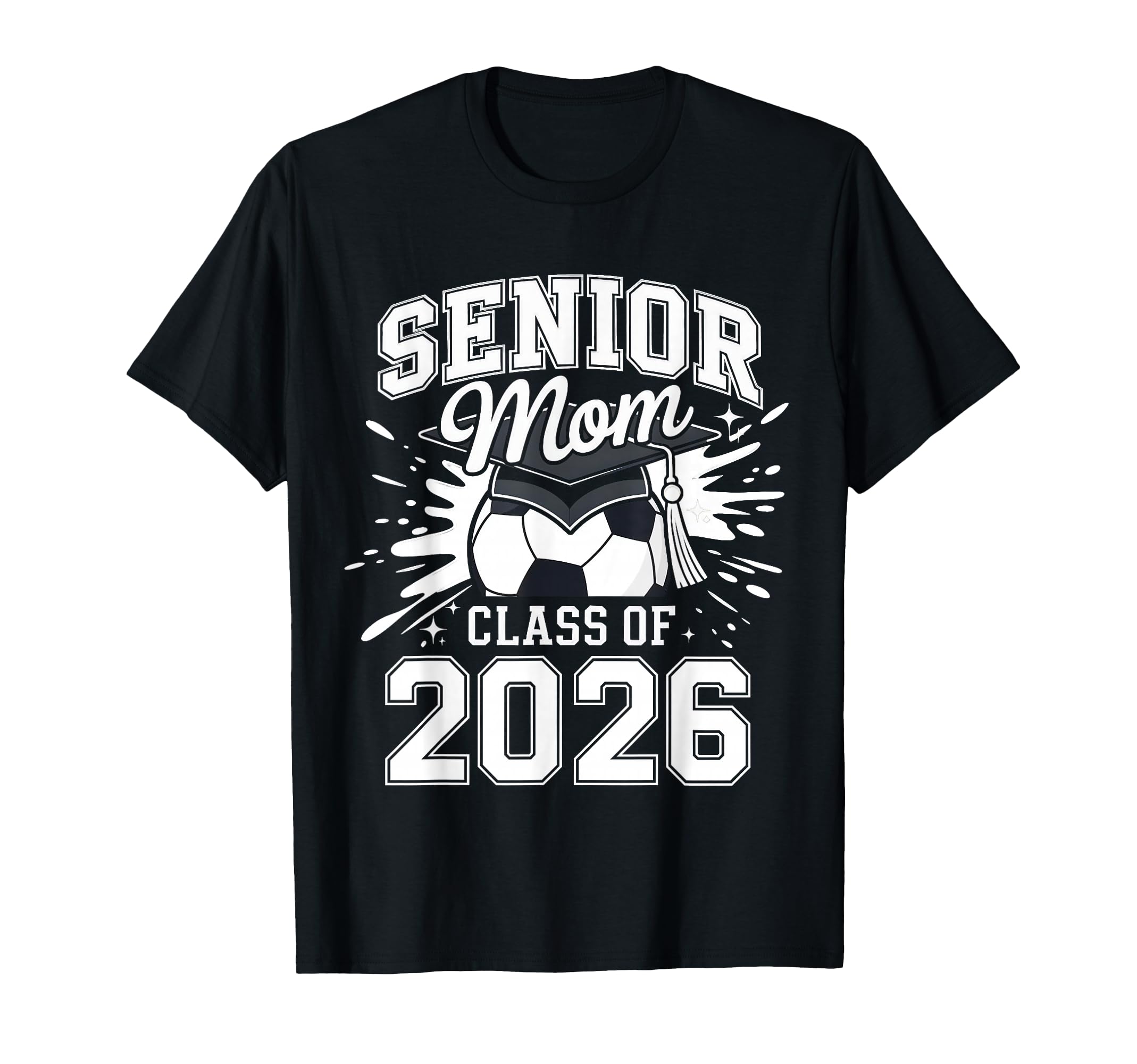 Senior Mom Class 2026 Coquette Bow T-Shirt - Novelty Apparel for Adults