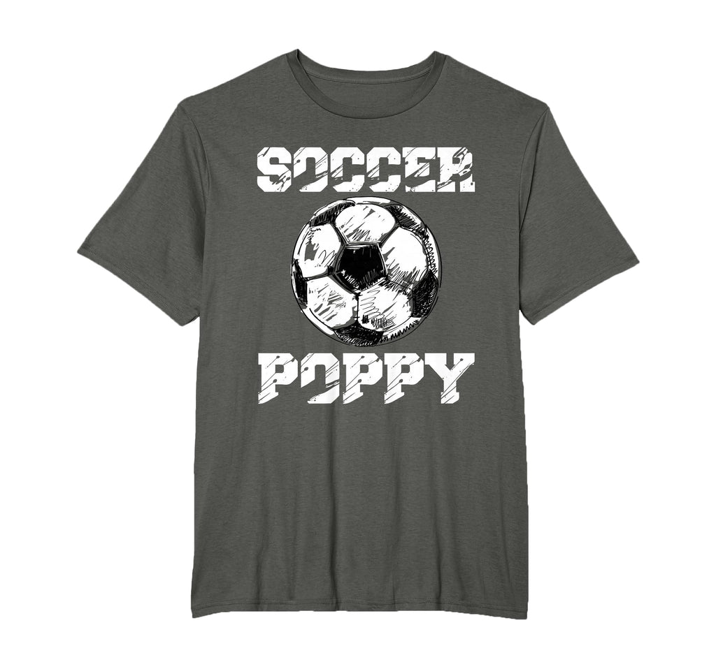 Soccer Poppy Funny Soccer Player T-Shirt - Fun Novelty Design for Adults