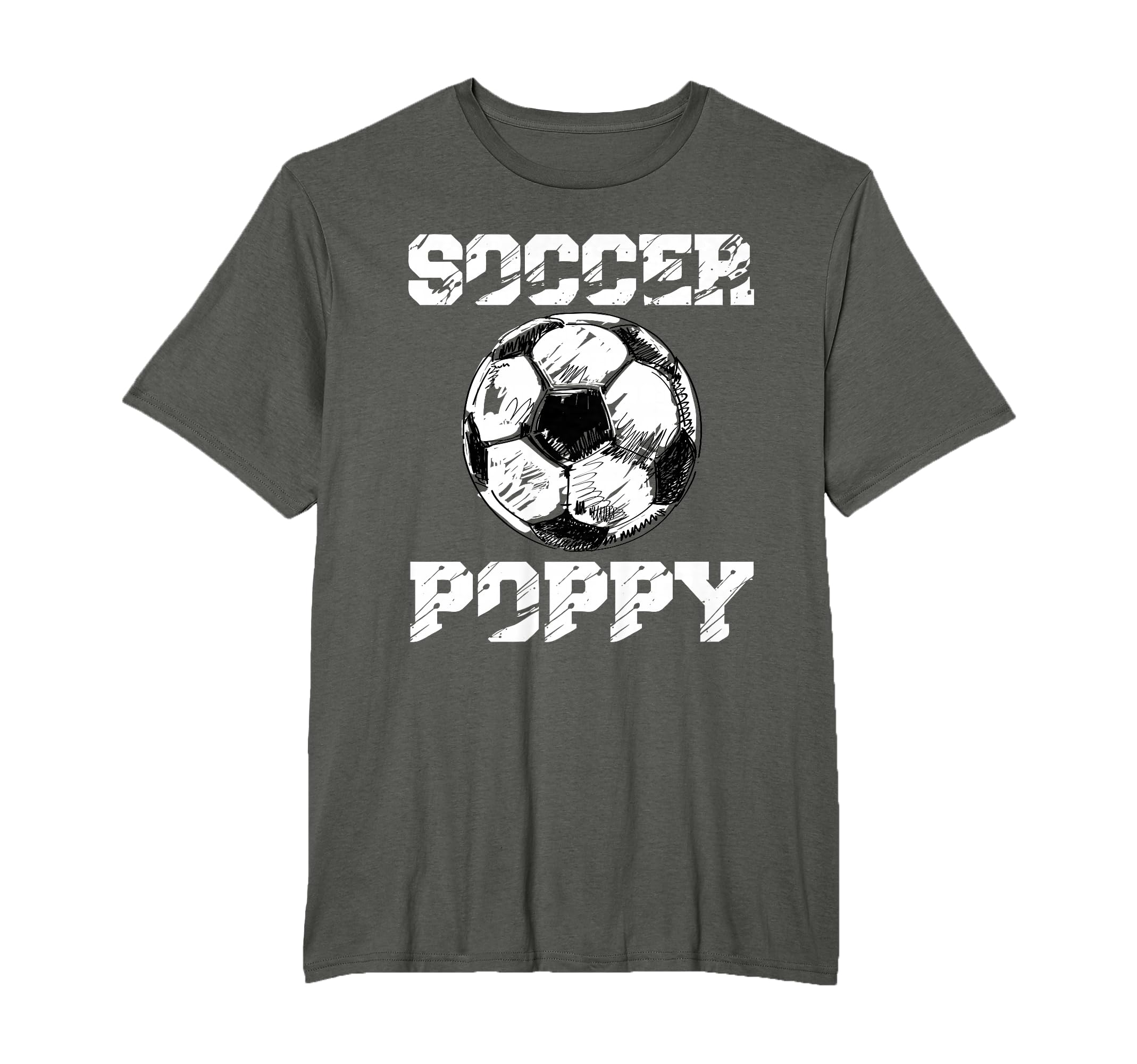 Soccer Poppy Funny Soccer Player T-Shirt - Fun Novelty Design for Adults