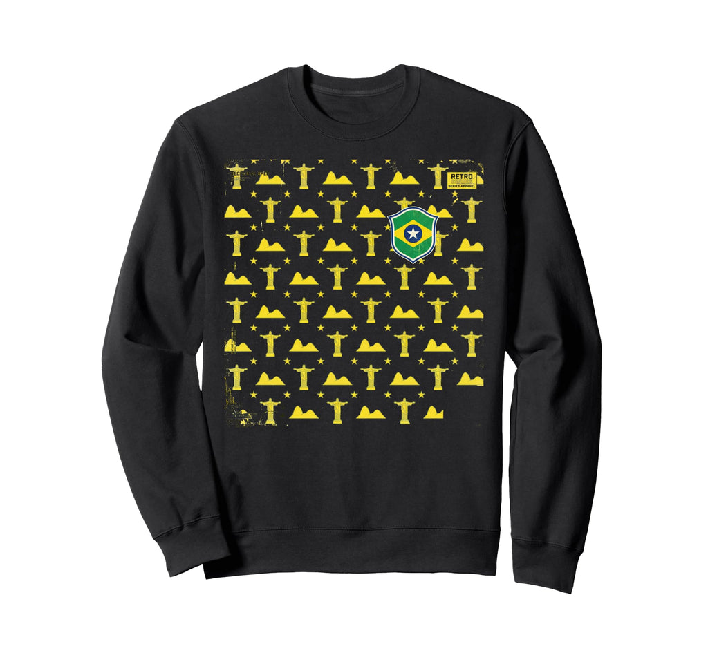 Brazil Gift Flag Brazilian Fan Sweatshirt - Custom Art Print Men Women