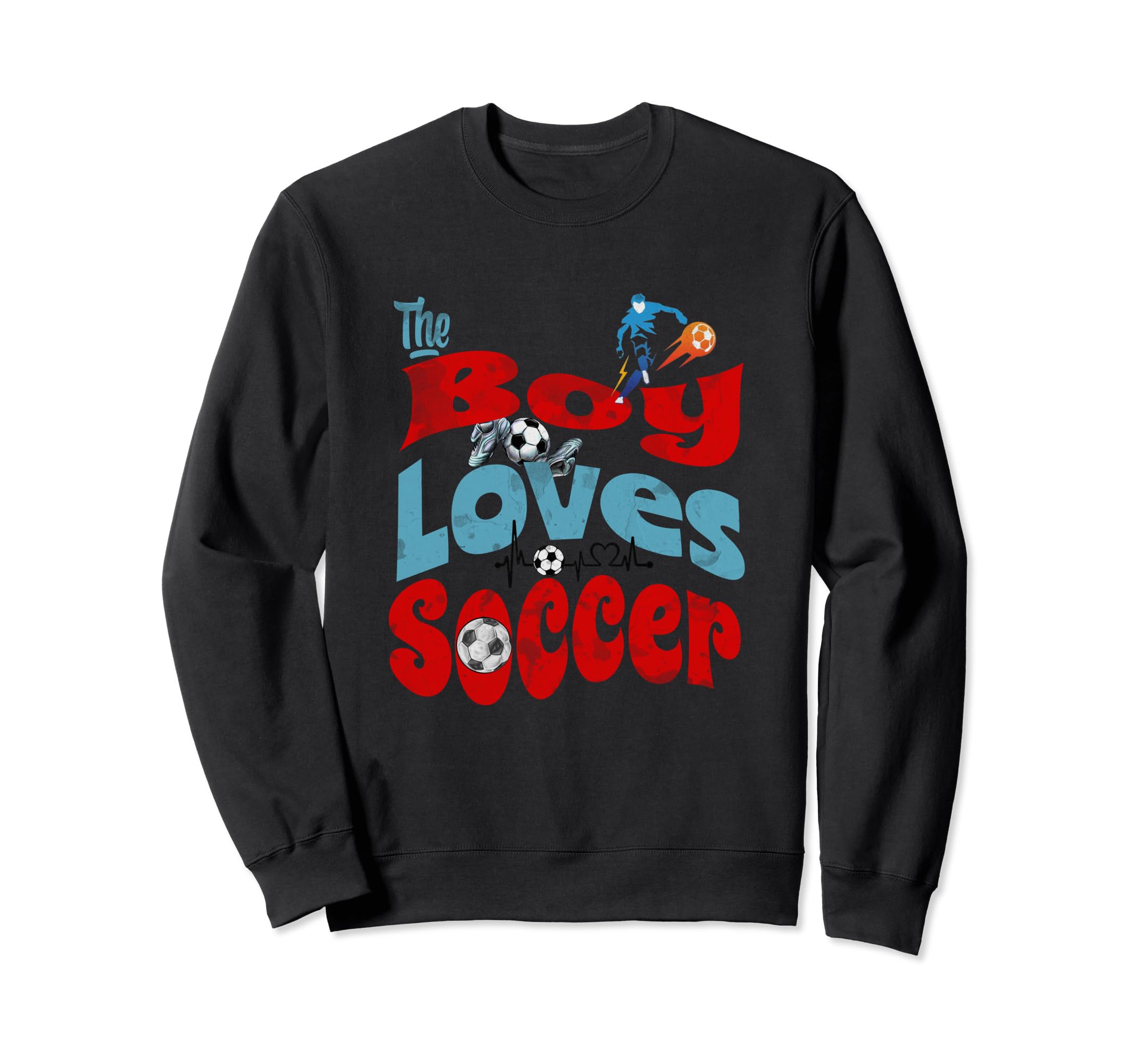 This Loves Soccer Soccer Players Sweatshirt - Unique Graphic for Adults