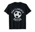 San Clemente Soccer Distressed 90S T-Shirt - Fun Novelty Design Unisex