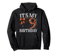 Its My Nine 9 Birthday Basketball Hoodie - Streetwear Style for Adults