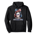 Patriotic Soccer Mom American Flag Hoodie - Trendy Graphic Unisex