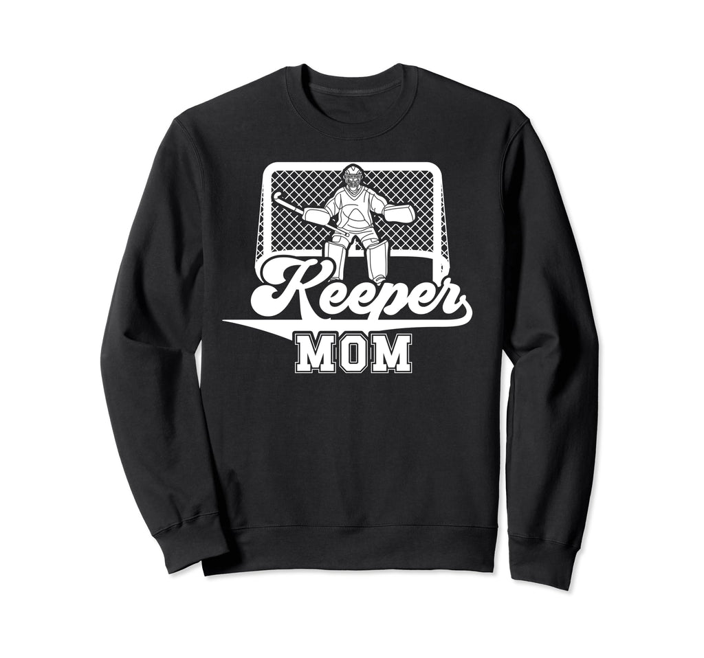 Ice Hockey Keeper Mom Ice Hockey Sweatshirt - Unique Graphic Unisex