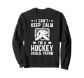 Im Hockey Goalie Papaw Ice Hockey Sweatshirt - Unique Graphic for Adults