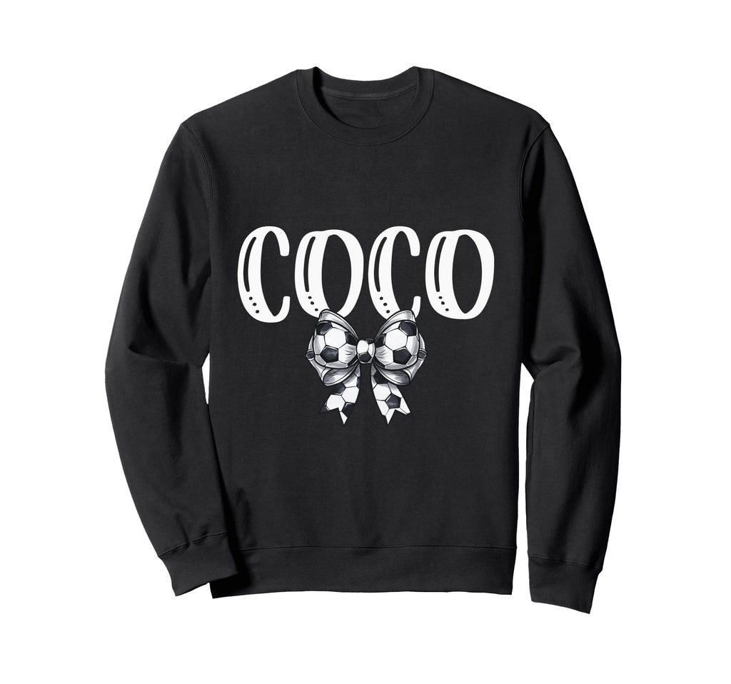 Coquette Soccer Coco Spirit Sweatshirt - Aesthetic Graphic Unisex