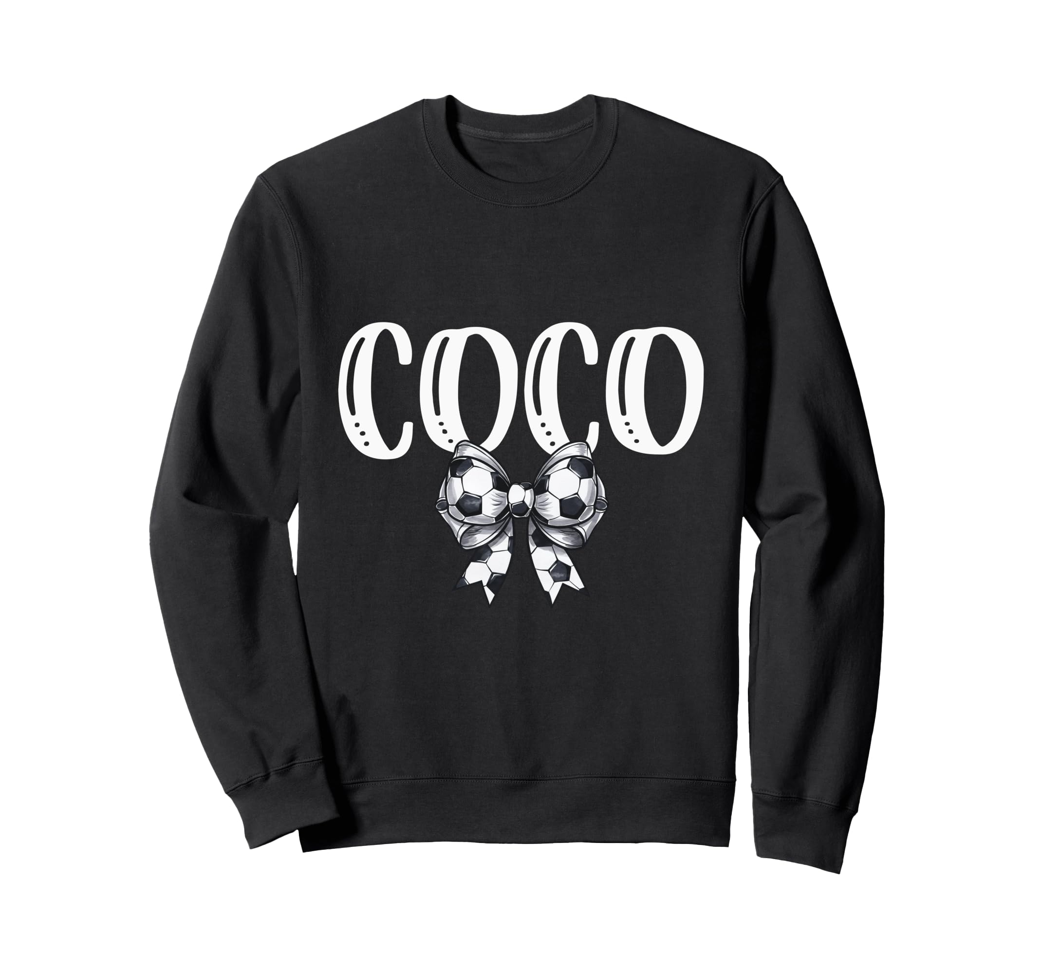 Coquette Soccer Coco Spirit Sweatshirt - Aesthetic Graphic Unisex