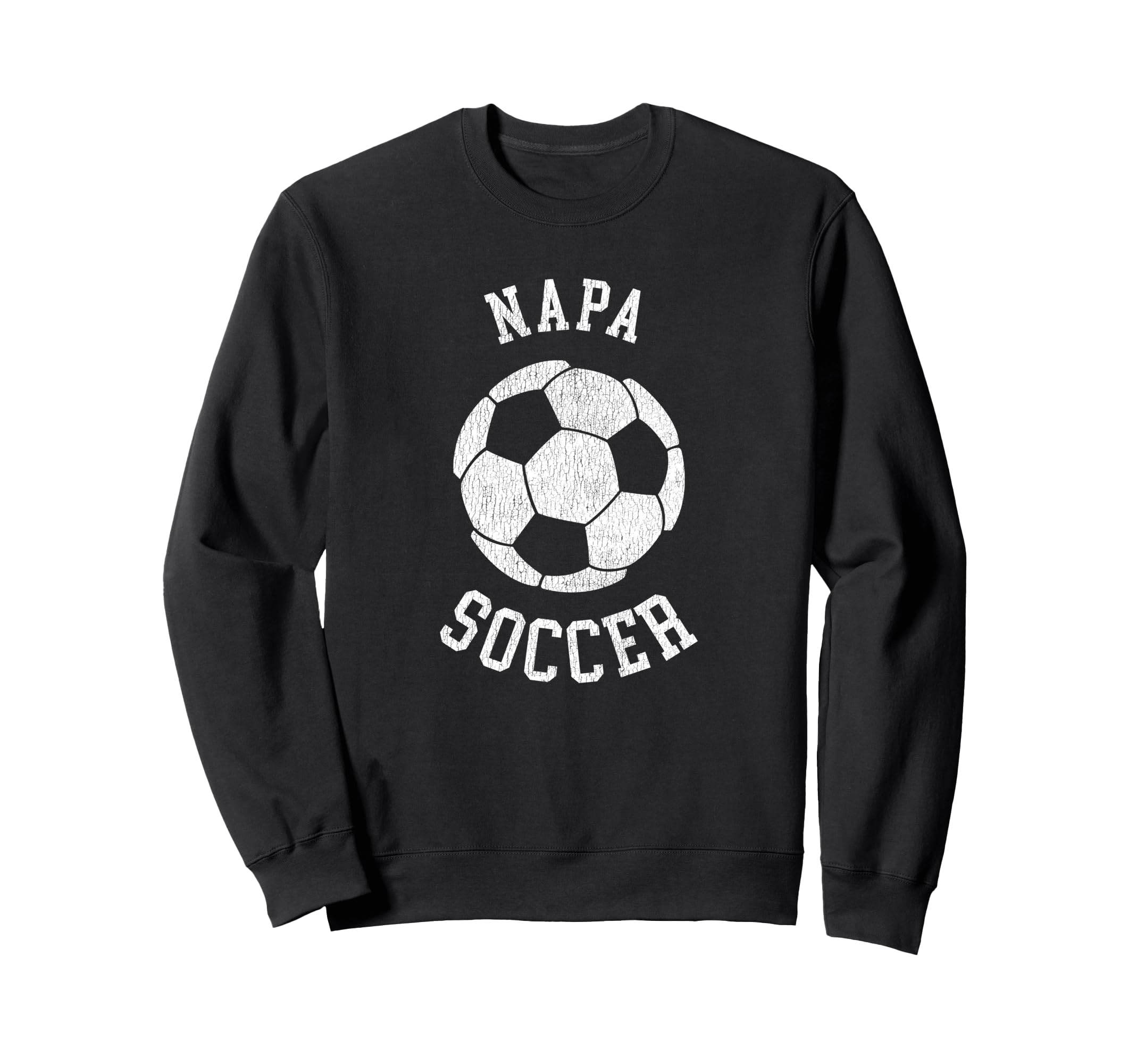 Napa Soccer Distressed 90S Sweatshirt - Minimalist Print Men Women