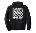 Warning Soccer Aunt Will Yell Loudly Hoodie - Novelty Apparel for Adults