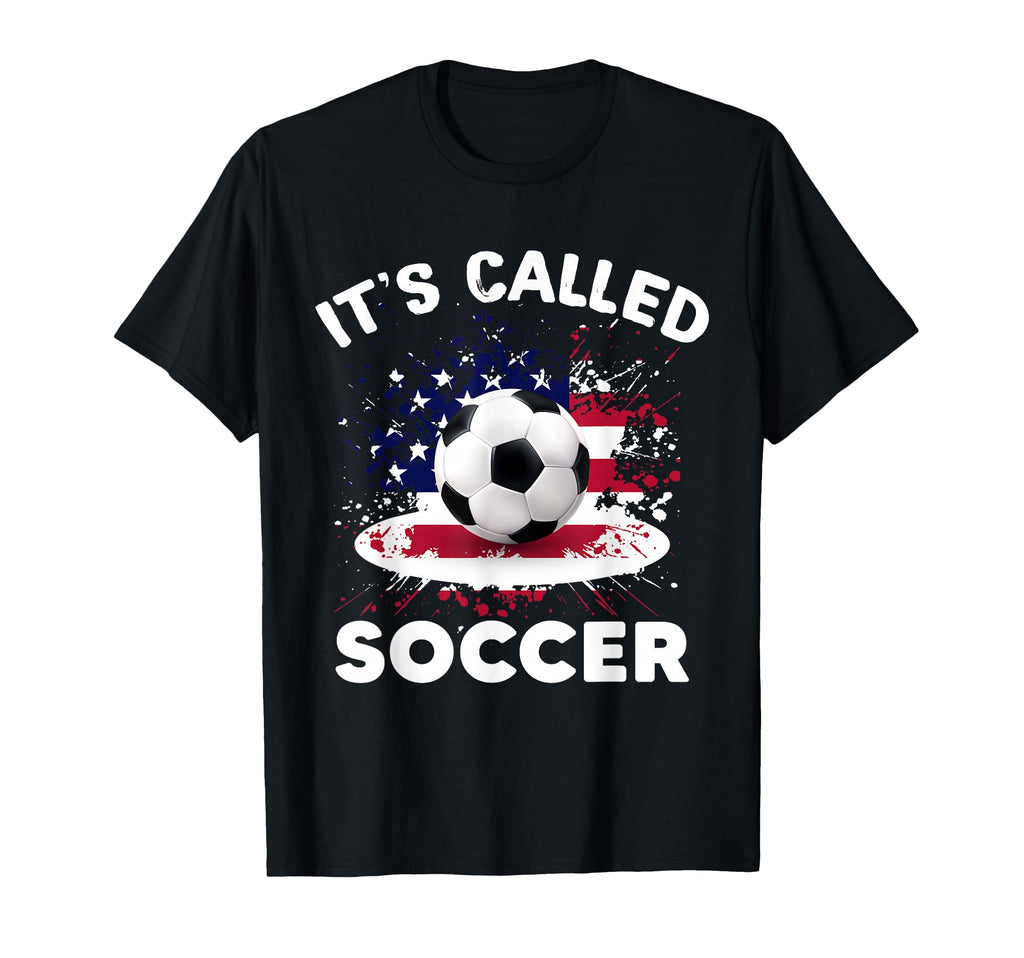 Soccer Players Its Called Soccer T-Shirt - Minimalist Print for Adults