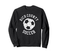 Rich County Soccer Distressed 90S Sweatshirt - Fun Novelty Design Men Women
