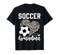 Soccer Grandma Leopard Heart Funny T-Shirt - Trendy Graphic for Adults