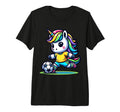 Footballer Unicorn Fans Soccer Team T-Shirt - Unique Graphic Men Women