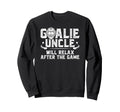 Funny Hockey Goalie Uncle Ice Sweatshirt - Fun Novelty Design Unisex