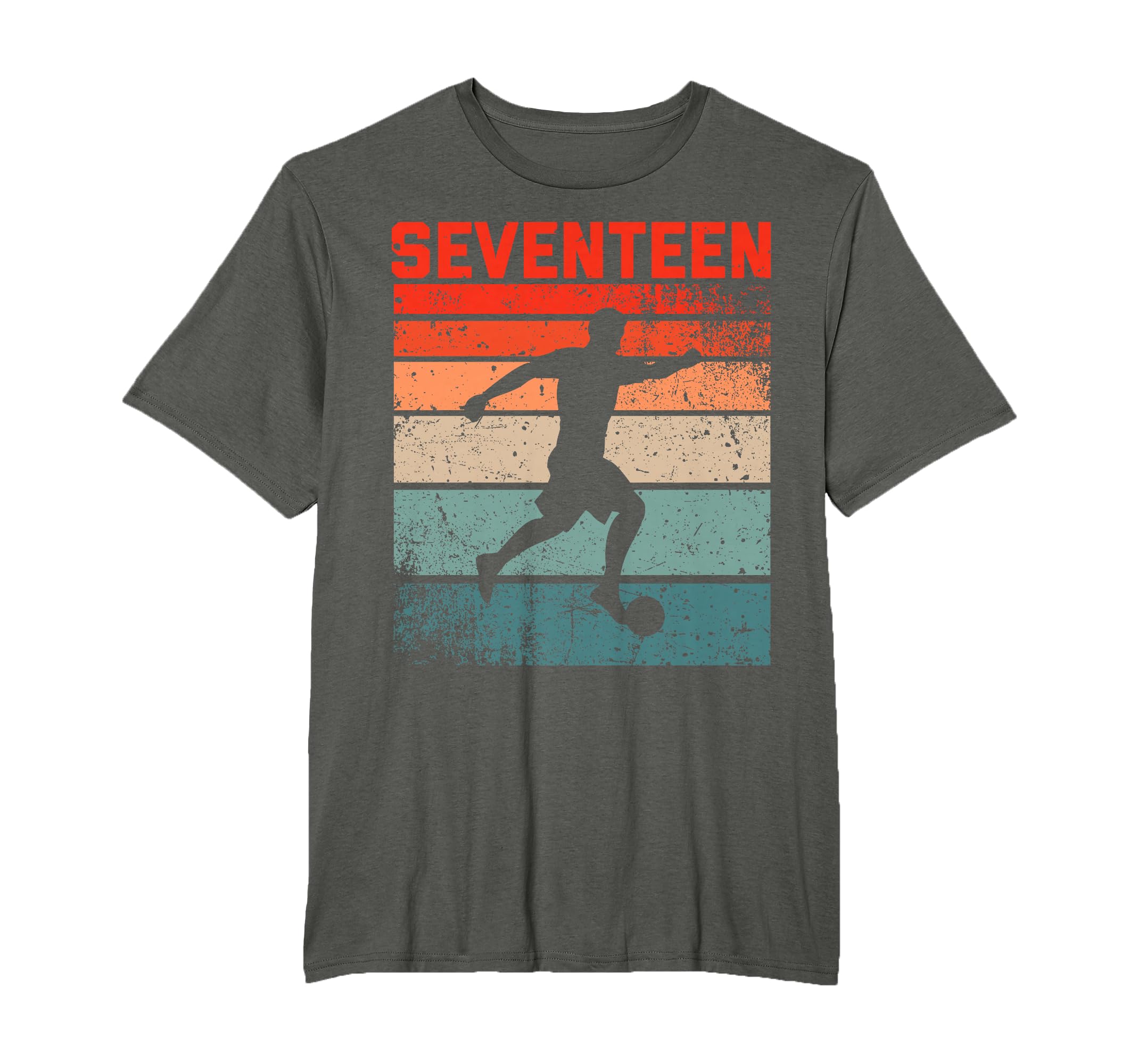 17Th Birthday Soccer 17 Years Old T-Shirt - Graphic Print Men Women