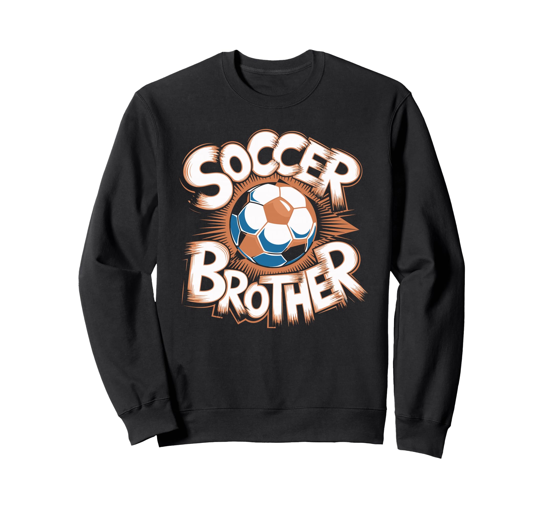 Soccer Brother Sketch Ball Sweatshirt - Novelty Apparel for Adults