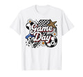 Soccer Game Day Leopard Funny Soccer T-Shirt - Novelty Apparel Men Women