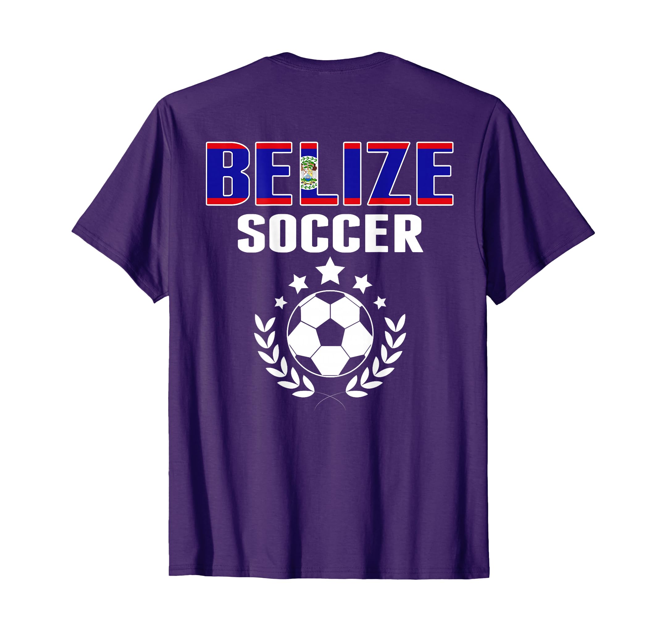 Proud Belize Soccer Lovers Jersey T-Shirt - Novelty Apparel Unisex