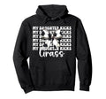 My Daughter Kicks Grass Soccer Mom Hoodie - Fun Novelty Design for Adults