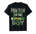 Paw Paw Birthday Soccer Player Birthday T-Shirt - Graphic Print Unisex
