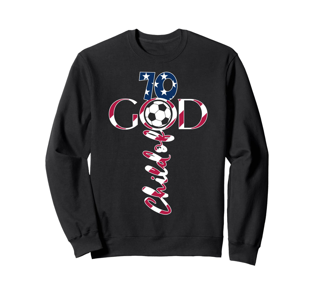 Jesus 70 Years Child God Soccer Sweatshirt - Novelty Apparel Men Women