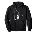 Idaho Map Soccer Player Gift Idaho Hoodie - Streetwear Style Men Women