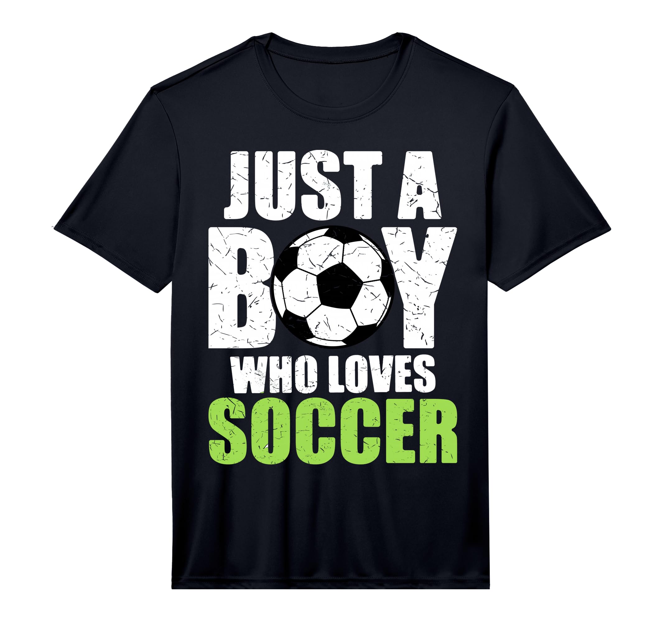 Just Who Loves Soccer Player Striker T-Shirt - Casual Everyday Wear Unisex
