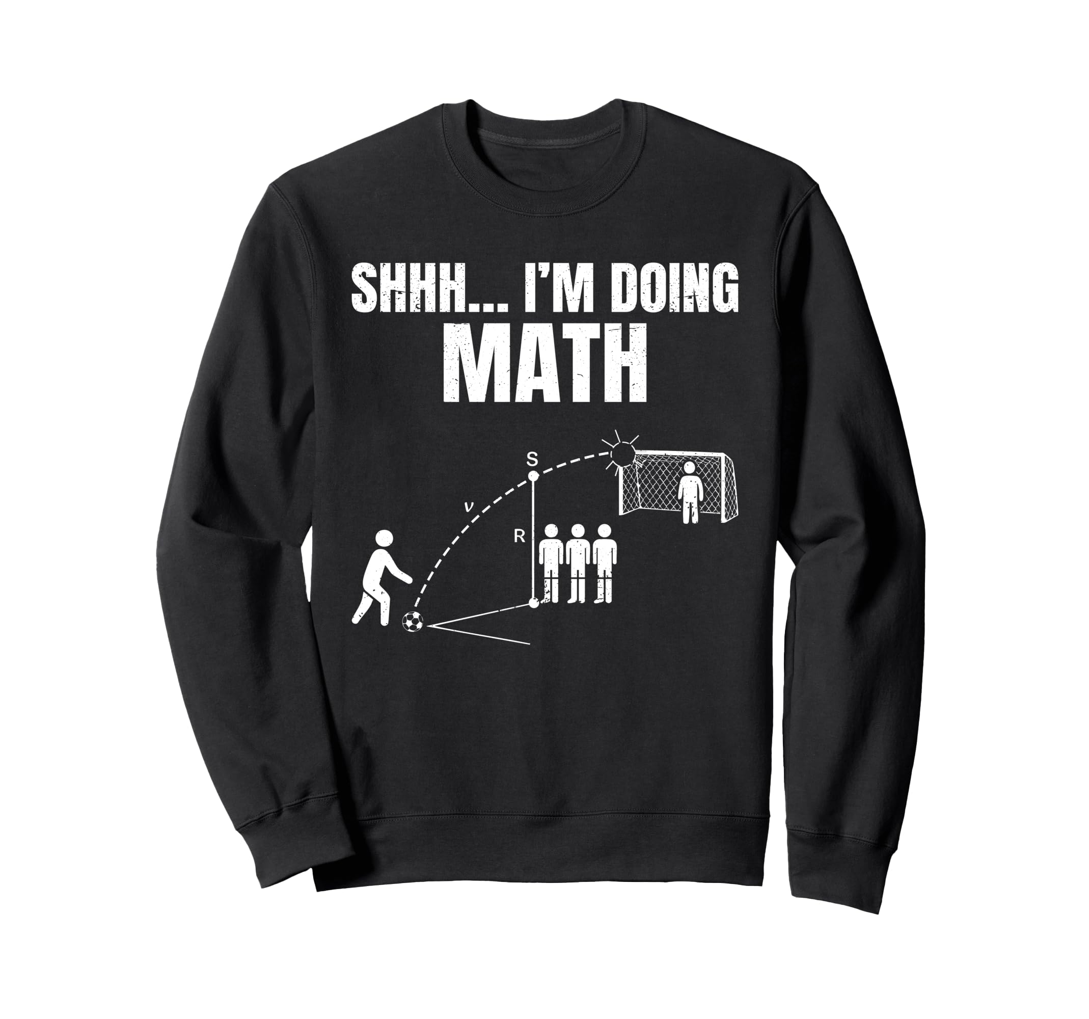 Funny Soccer Coach Freekick Sweatshirt - Custom Art Print for Adults