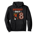 Dabbing 8 Year Old Soccer Player Melanin Hoodie - Unique Graphic Men Women