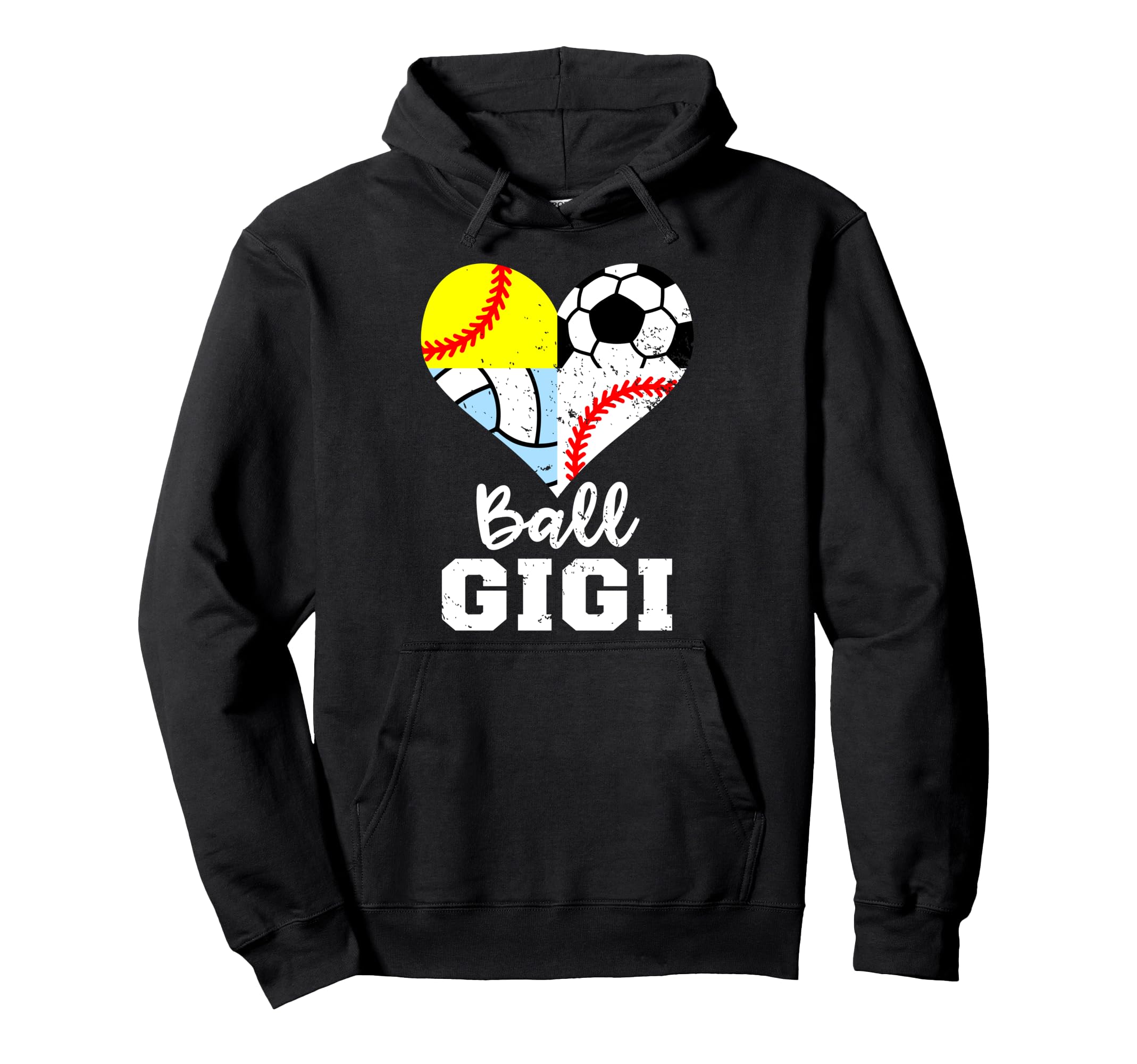 Ball Gigi Soccer Baseball Softball Hoodie - Novelty Apparel Men Women