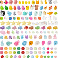 150 Pcs Mini Resin Animals, Miniature Animals to Hide Luminous Tiny Figurines Bulk Glow in The Dark Bulk for Fairy Garden Aquarium