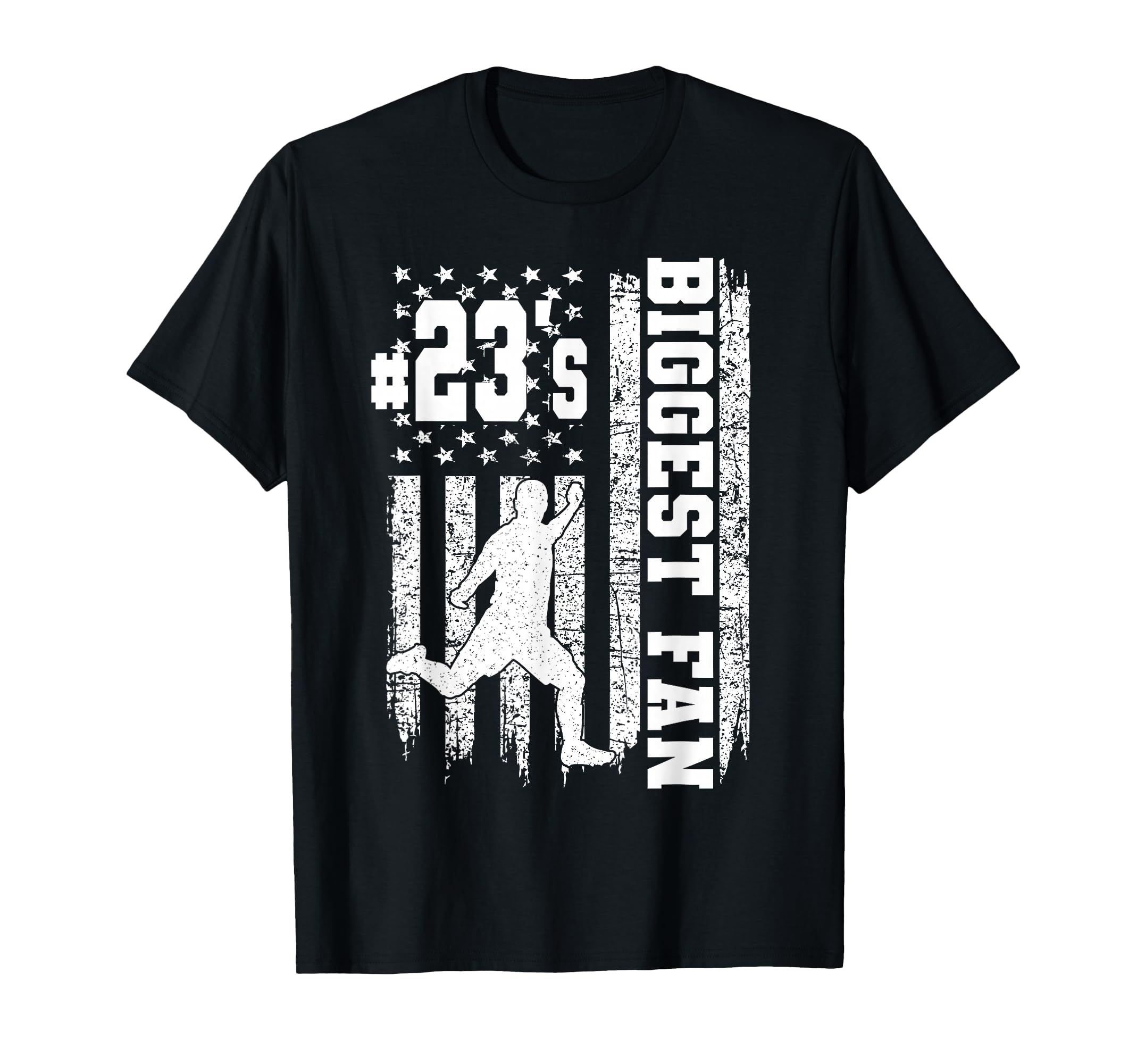 Soccer Biggest Fan Number 23 Proud T-Shirt - Trendy Graphic Men Women