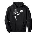 Rottweiler Playing Soccer Dog Lover Hoodie - Fun Novelty Design for Adults