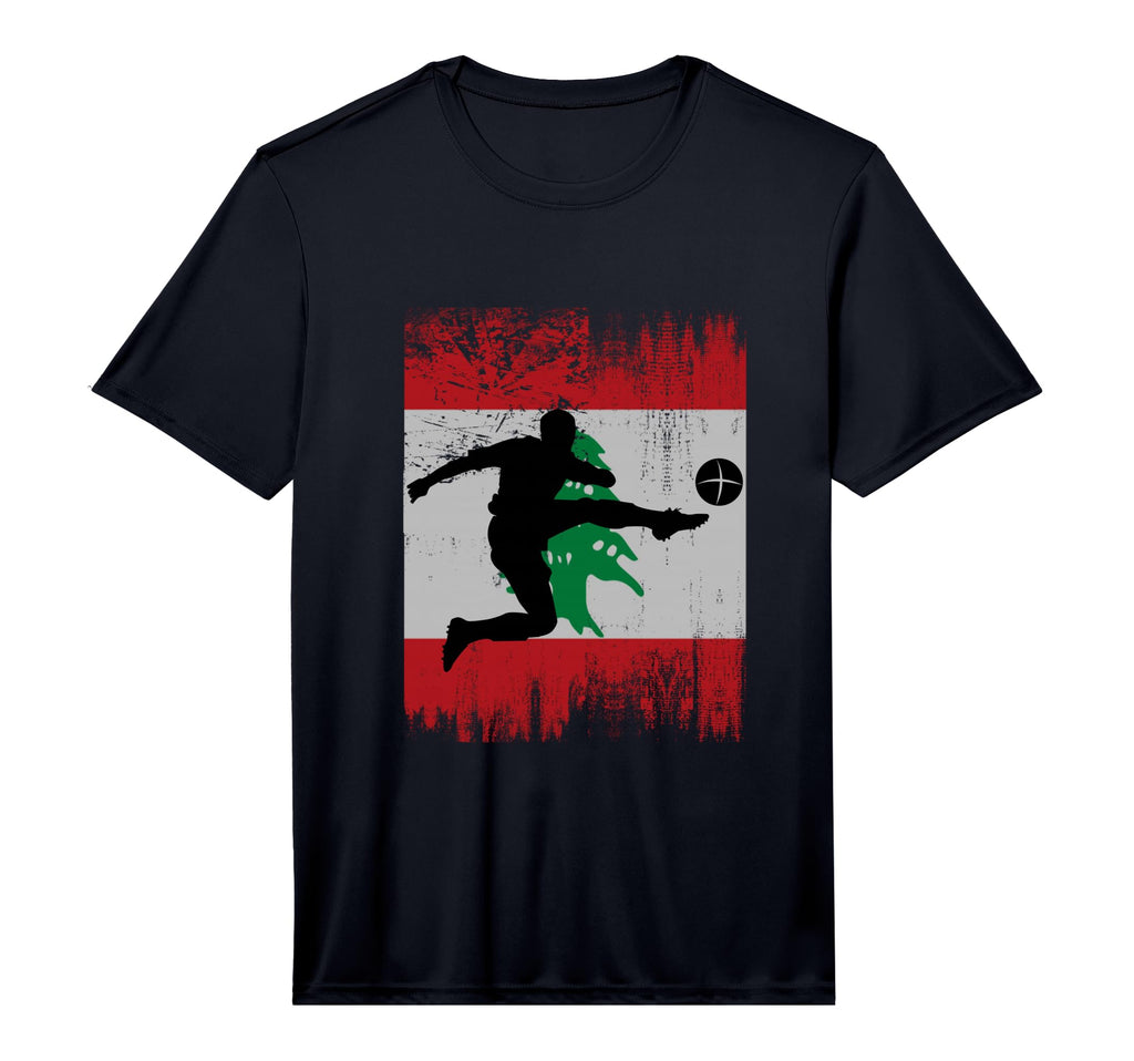 Lebanon Soccer Lebanese Football T-Shirt - Aesthetic Graphic Men Women