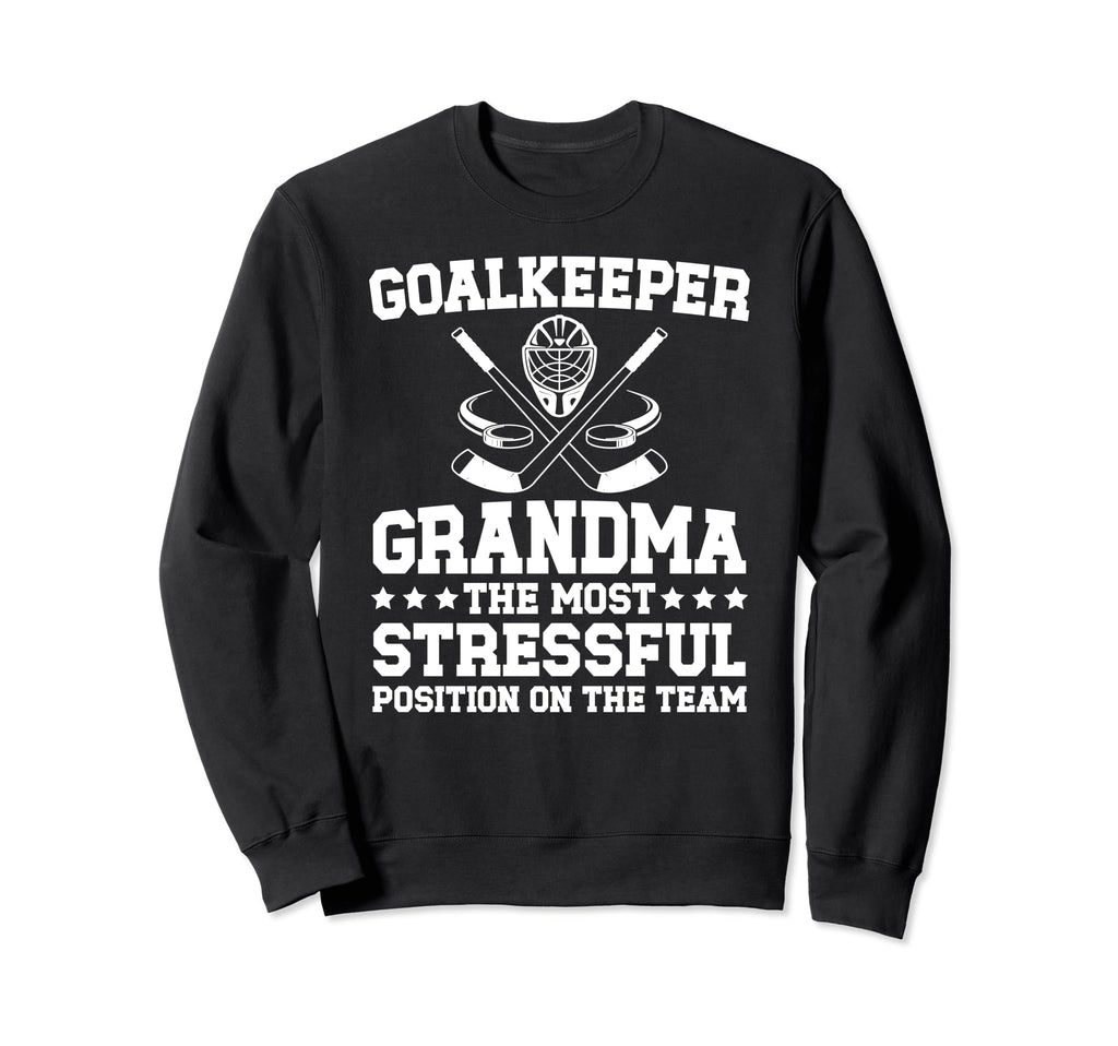 Funny Hockey Goalkeeper Grandma Sweatshirt - Streetwear Style Men Women
