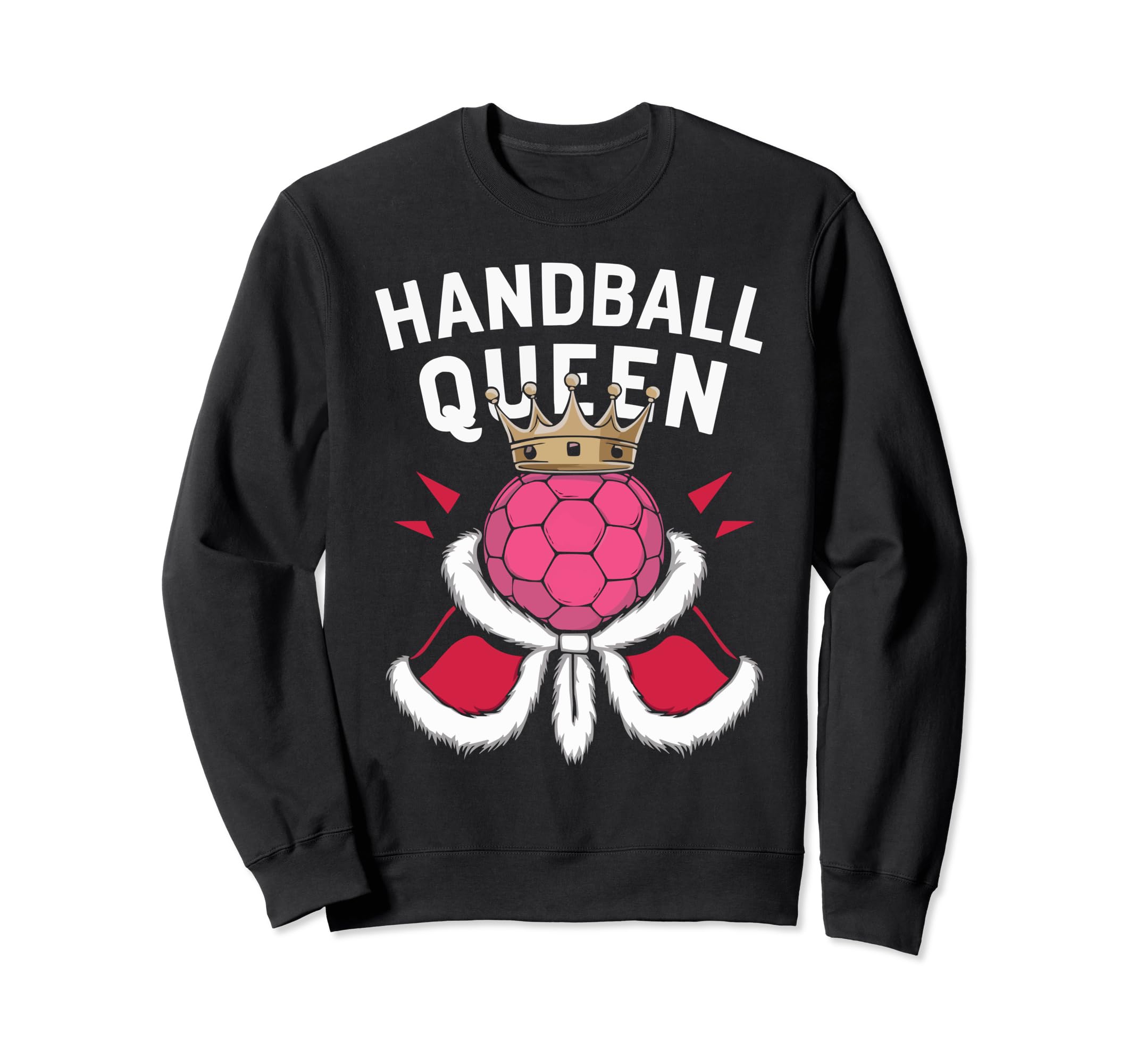 I Love Handball Player Sports Sweatshirt - Fun Novelty Design for Adults