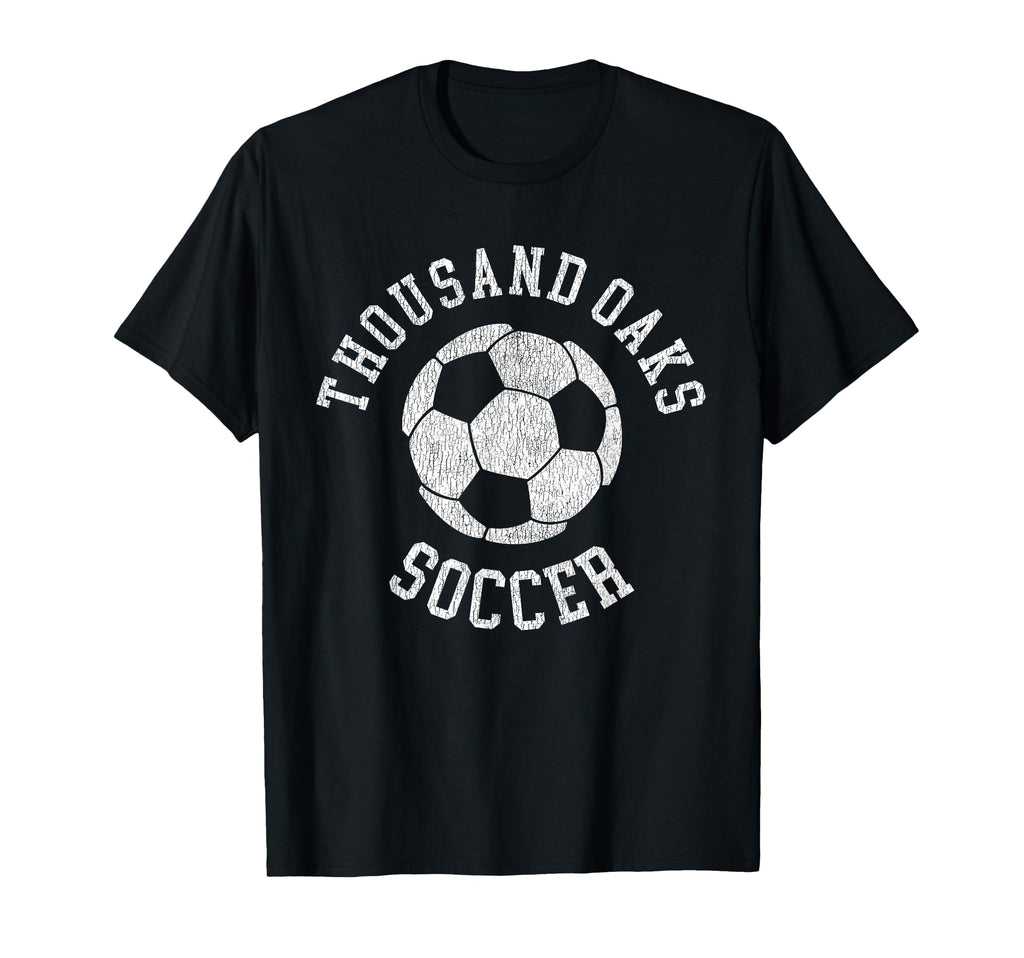 Thousand Oaks Soccer Distressed 90S T-Shirt - Unique Graphic Men Women