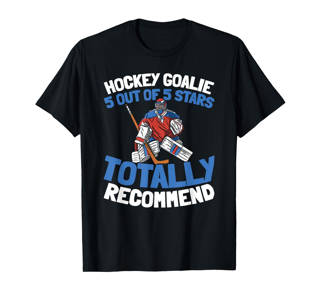 Hockey Goalkeeper Ice Hockey Goalie T-Shirt - Novelty Apparel for Adults