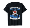 Hockey Goalkeeper Ice Hockey Goalie T-Shirt - Novelty Apparel for Adults