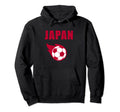 Japan Soccer Football Japanese Flag Art Hoodie - Unique Graphic Men Women