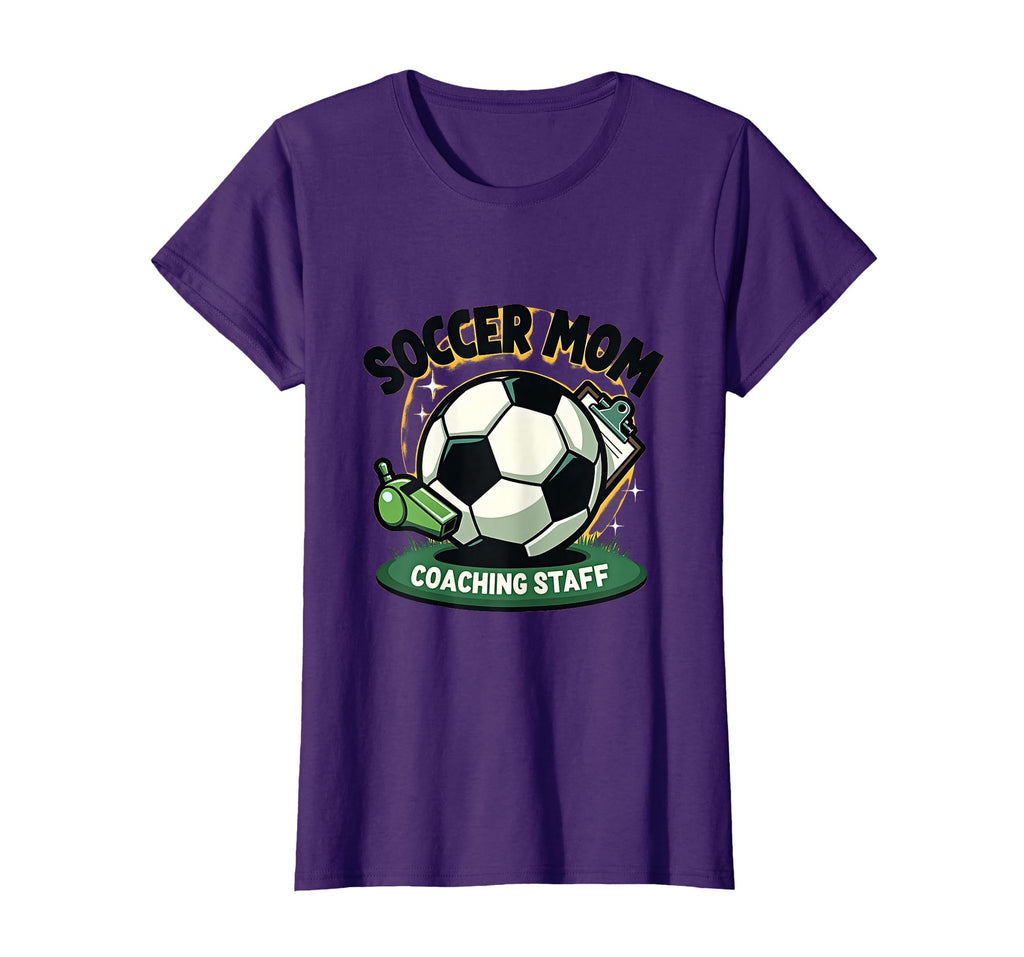 Soccer Mom Coaching Staff T-Shirt - Aesthetic Graphic Unisex