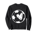 Funny Soccer T Soccer Love Sweatshirt - Casual Everyday Wear Men Women